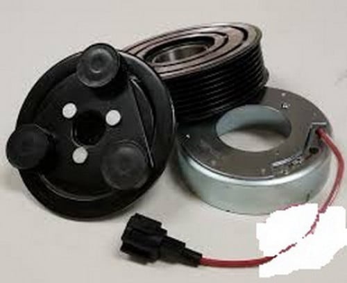 #12984C كلتش كمبروسر نيسان تيدا كامل 07-15 / COMP CLUTCH ASSEMBLY NISSAN TIIDA 7 PK 07-15