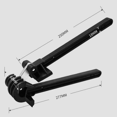 #02867W طعاجة مواصير 4 في واحد / TUBE BENDER CT-369 4 SIZE  IN ONE