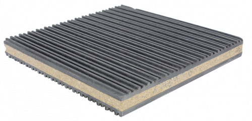 ANTI VIBRATION PAD CORK PAD 18X18X3-4 THICK  No 02450  لوح مانع اهتزاز
