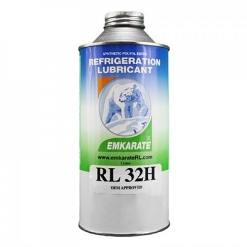 COMPRESSOR OIL RL-32S BLUE LONG 1 LITER AB-8704B #10711CCC  زيت كمبروسرات السيارات