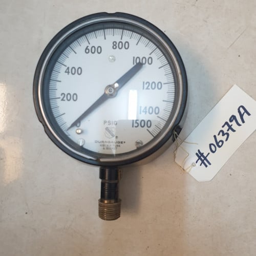 #06379A ساعة ضغط / PRESSURE GAUGE 0-1500 PSIG 5" DIA