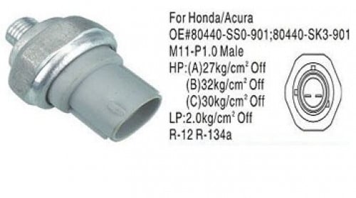 PRESSURE SWITCH TOYOTA-HONDA ACCORD No 10363W  برشر سوتش هوندا وتويوتا