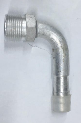 #12771C كوع ذكر 3/4  المنيوم /MALE ELBOW 3-4 ALUMINIUM