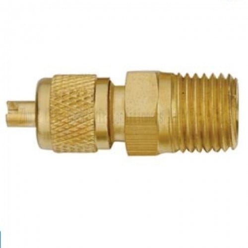 #01819W توصيلة مع بلف / HALF UNION 1/4 FLARE WITH VALVE 1/4" NPT CT-627-04X04