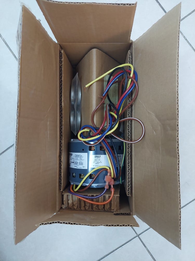 #02604A ماطور مكيف 1/4 حصات230  فولت / AC MOTOR 1/4HP SINGLE SHAFT 3 SPD REVERSIBLE
