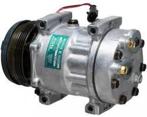 #12808J كمبروسر مكيف ساندن نيو هولاند ظم COMPRESSOR SANDEN NEW HOLLAND SD7H15 PV4 12V