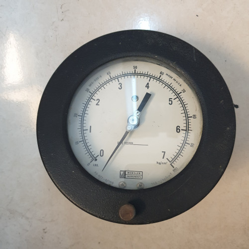 #06387A ساعة ضغط /PRESSURE GAUGE 0-7 kg-cm 6 INCH DIA