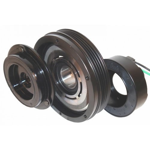 13339C# كلتش كمبروسر حفار دايو دوسان / COMPRESSOR CLUTCH ASSEMBLY DAEWOO DOOSAN EXCAVATOR 24V 4PK