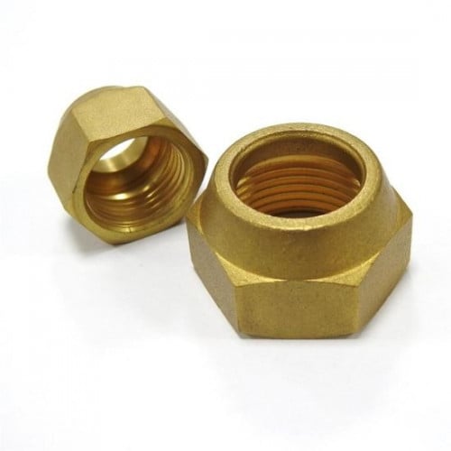 FLARE NUT 1/2" BRASS SN2-08 #02199W    صامولة 1/2 بوصة فلير