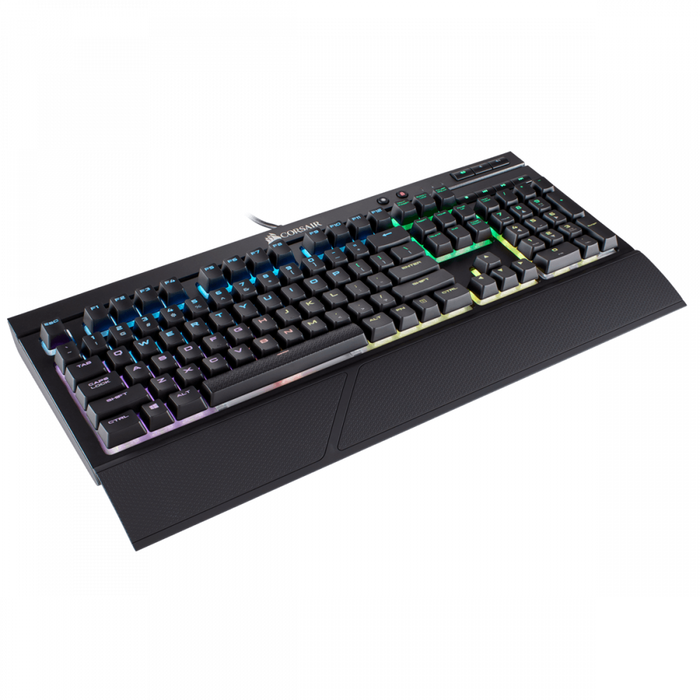 CORSAIR - K68 RGB Mechanical Gaming Keyboard RGB Cherry MX BLUE Switch  843591060318