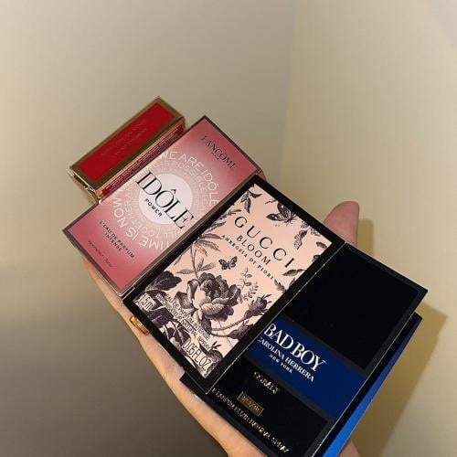 4 عينات عطور قوتشي لانكوم أمازونيان روز باد بوي كا...