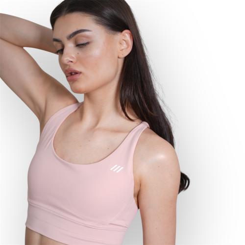 برا وردي دعم متوسط Bra - light pink