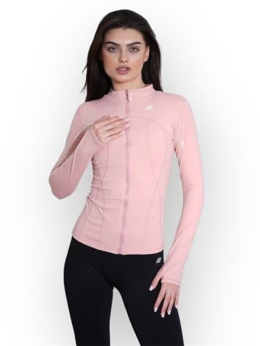 جاكيت اكمام طويلة بلون الفلامينقو Flamingo