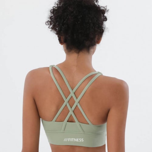 برا اخضر فاتح دعم متوسط Bra - light Green