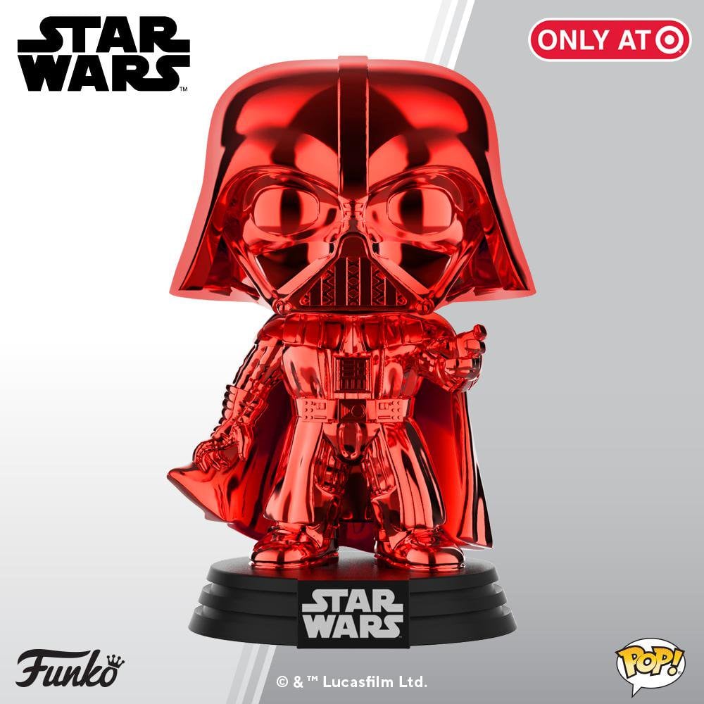 red darth vader funko pop