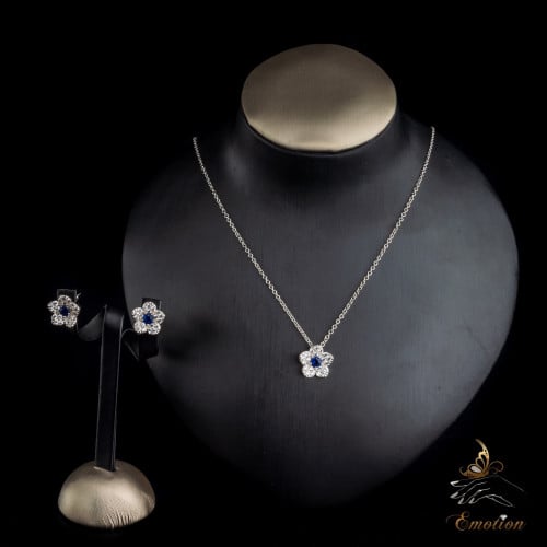 مطلي الذهب الابيض الطقم الافخم - اطقم يومية