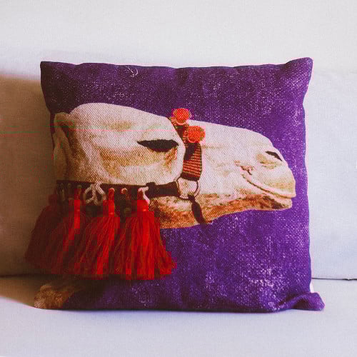 غطاء وسادة جمل