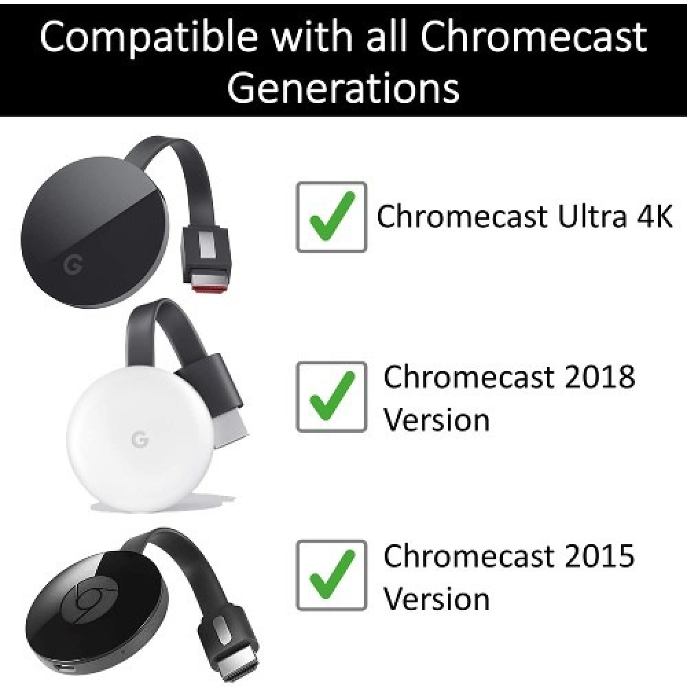 Google Chromecast 4K Streaming Media Player Link - متجر ريادة سكاي