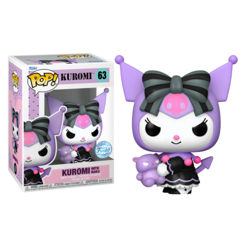 (Funko Pop! Sanrio - Kuromi with Baku (EXC