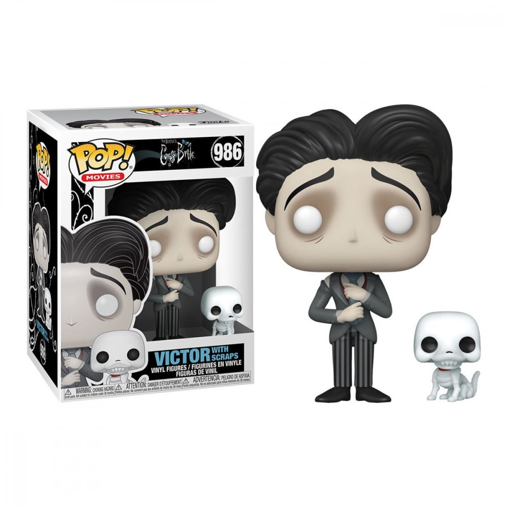 Funko Pop! Movies: Corpse Bride - Victor with Scraps