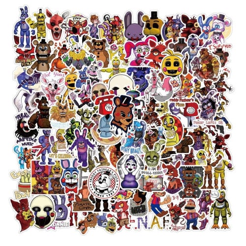 FNAF - 50Pcs Stickers Bundle