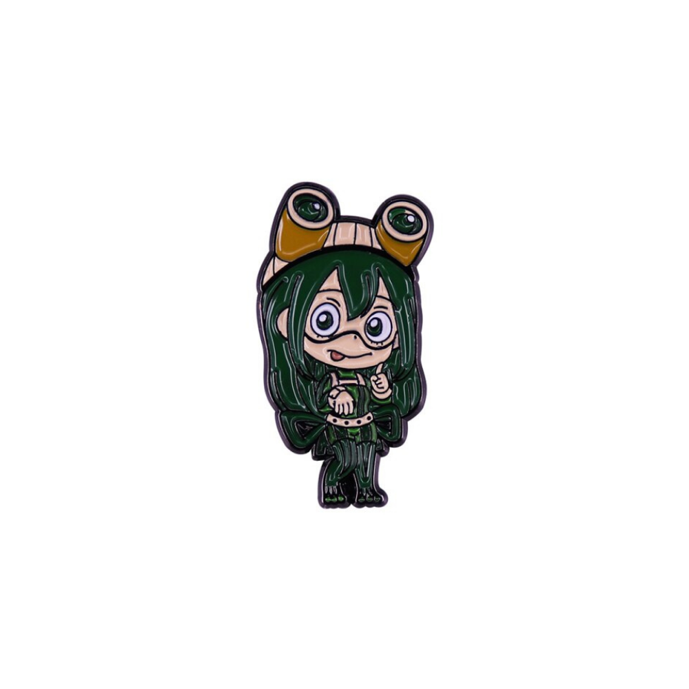 Asui MHA hero pin fashion