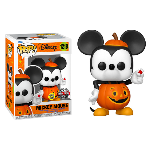 Funko Pop! Disney: Mickey Mouse as Halloween Pumpkin Glow in the Dark (EXC)