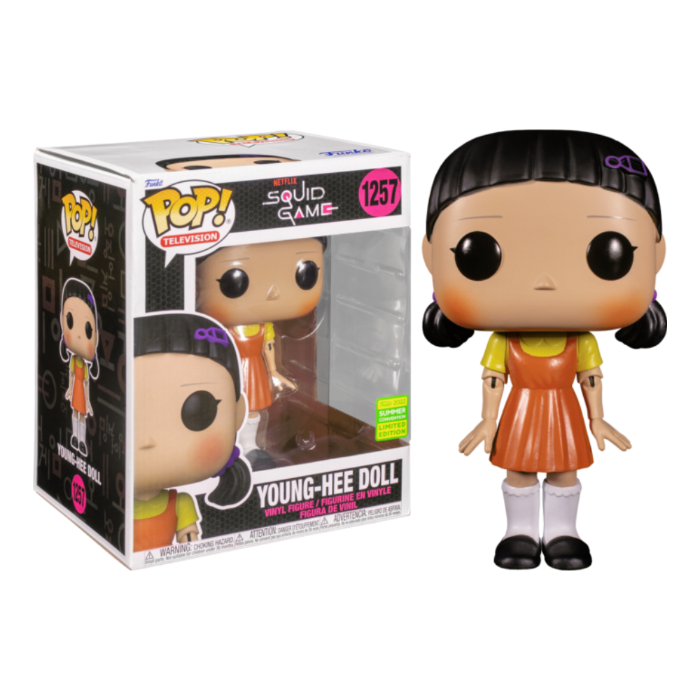 Funko POP! Television Squid Game - Young-Hee Doll Super Sized #1257 - Shark  Power Games - Um Mar de Diversão