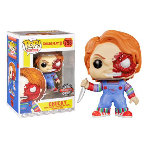 Funko Pop! Movies: Child's Play 3 - Chucky Battle Damaged