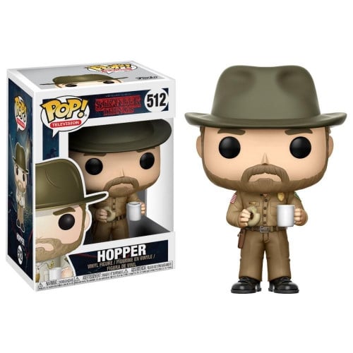 Funko Pop! Television: Stranger Things - Hopper with Donut