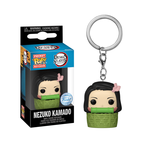 Pocket Pop! Keychain: Demon Slayer - Nezuko Kamado in Basket