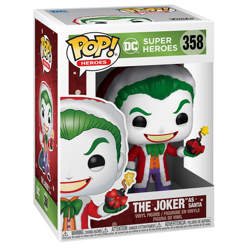 funko pop joker as santa