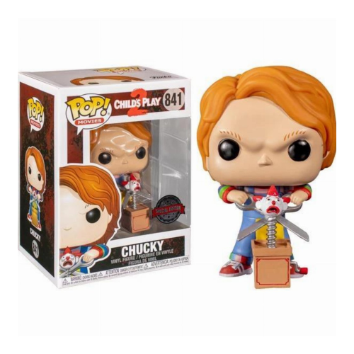 Funko Pop! Movies: Child's Play 2 - Chucky with Giant Scissors & Jack in the Box