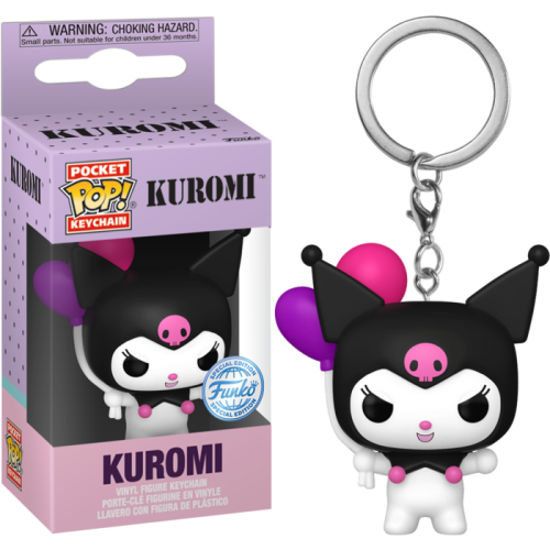 Pocket Pop! Hello Kitty - Kuromi with Balloons