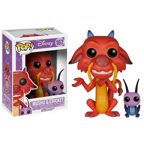 Funko Pop! Disney: Mushu and Cricket
