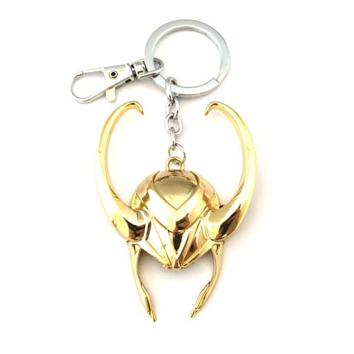 Loki - The Horned Helmet Keychain