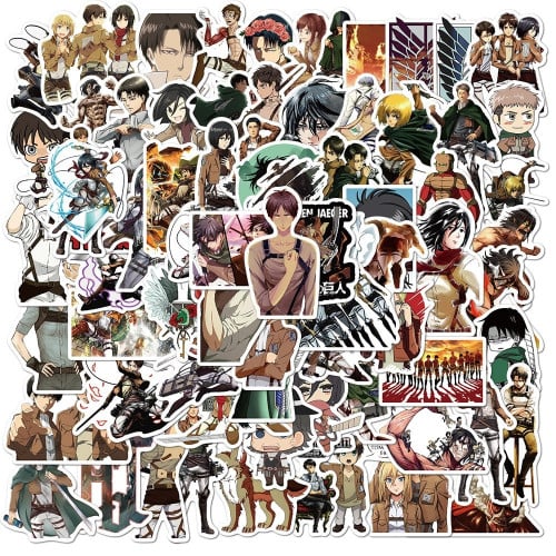 Attack on Titan - 50Pcs Stickers Bundle