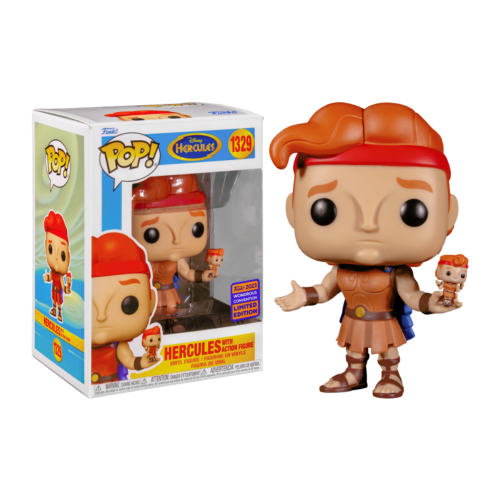 Pop Funko Pop! Disney: Hercules - Hercules With Action Figure (2023 Wondrous Convention Exclusive)