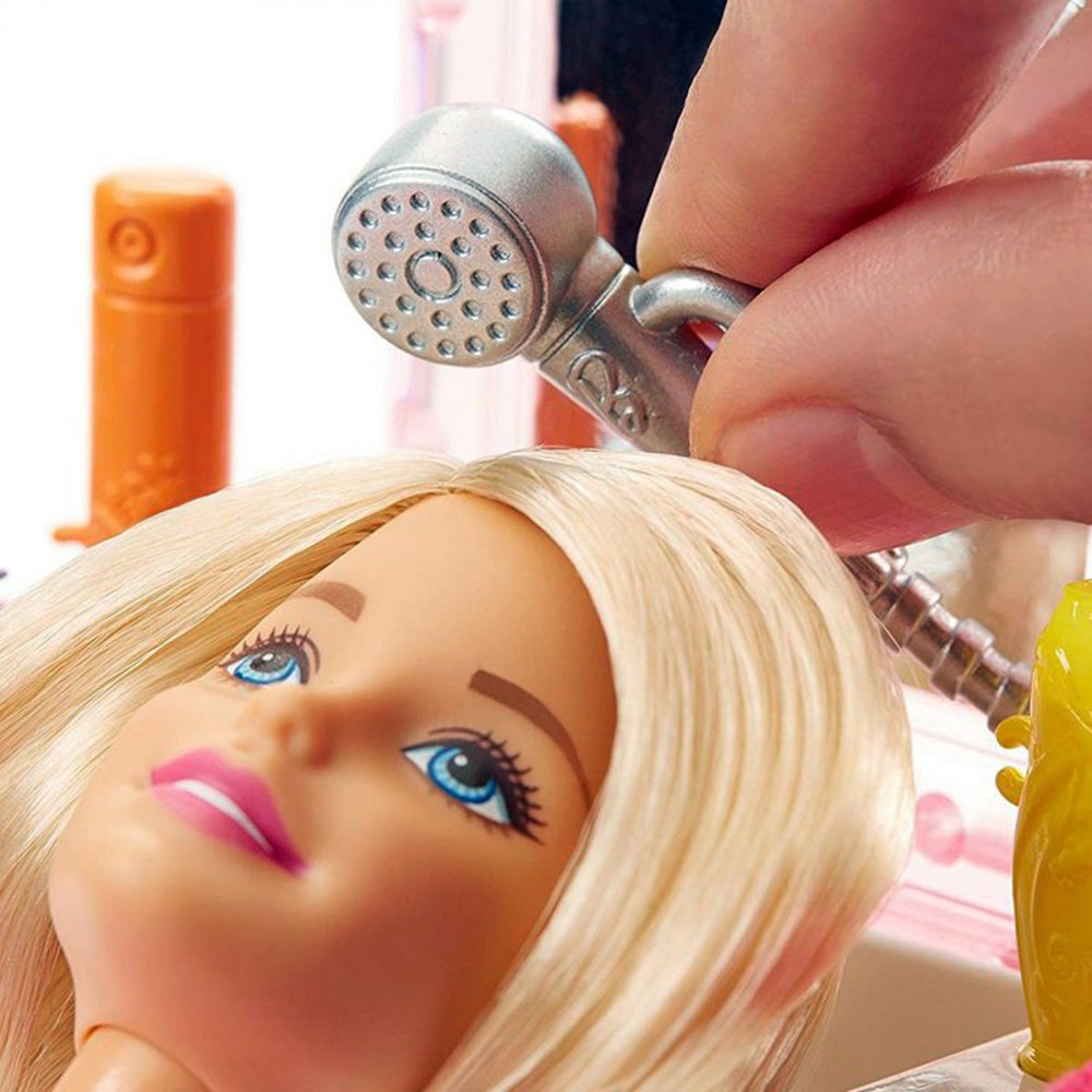 barbie salon head