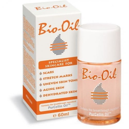 زيت بيو اويل لعلاج الندوب وعلامات التمدد بالجسم