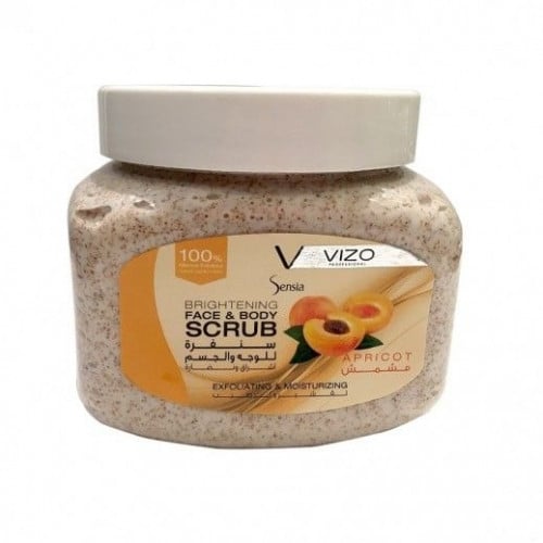 فيزو سنفرة للوجه والجسم مشمش500 مل