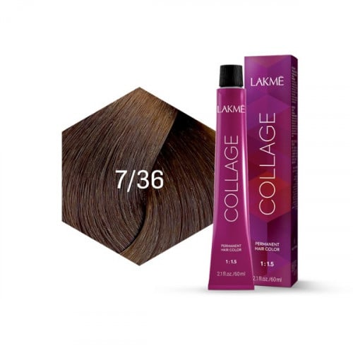 لاكمي صبغة كولاج اشقر متوسط ذهبي كستنائي  رقم 7/36