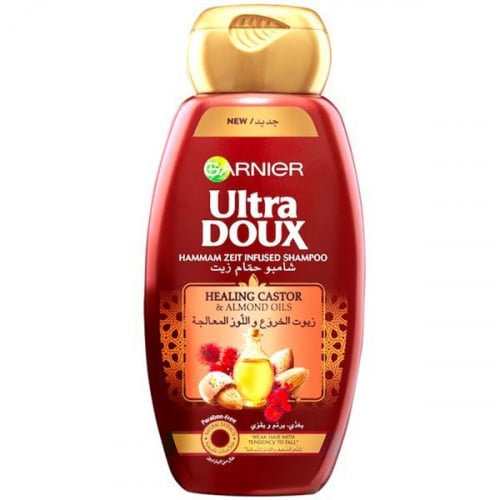 شامبو حمام زيت للشعر بخلاصة اللوز والخروع الترا دو من غارنييه 200مل