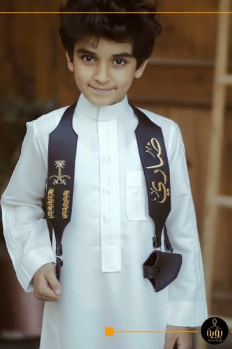 مجند اطفال بالاسم (لون اسود)
