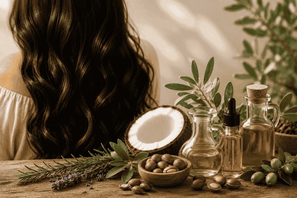 فوائد الزيوت الطبيعية للشعر