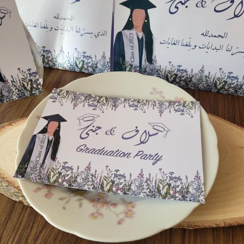 ثيم بطاقة لصحن العشا