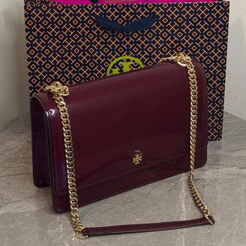 شنطة توري بورش عنابي