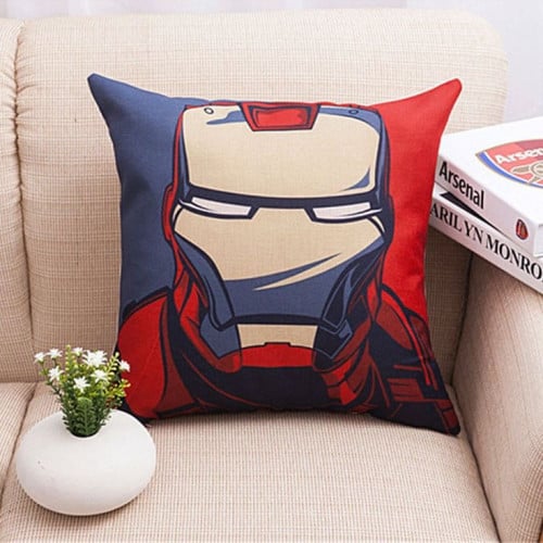 غطاء وسادة ظهر شخصية Iron Man