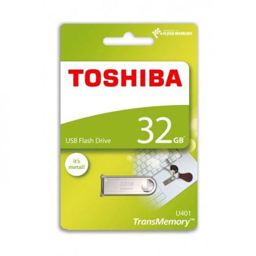TOSHIBA 32GB METAL MINI USB FLASH DRIVE