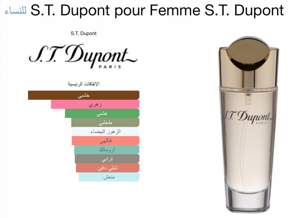 S.T. Dupont pour Femme - دوبونت